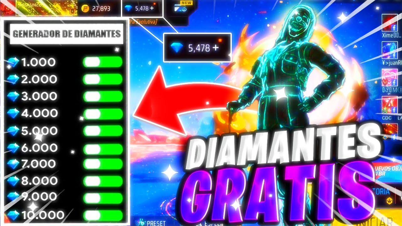 Cómo obtener diamantes gratis en el juego Free Fire